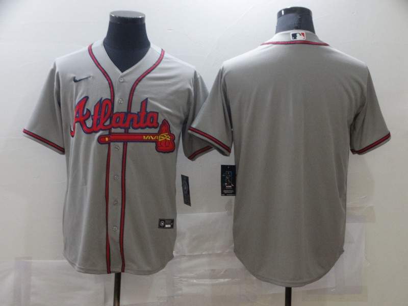 Atlanta Braves Grey MLB Jersey