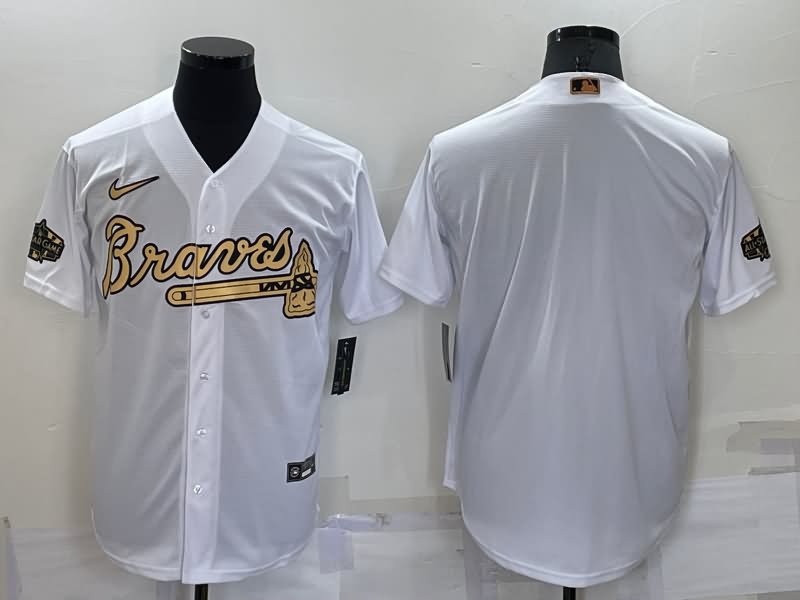 Atlanta Braves White ALL STAR MLB Jersey