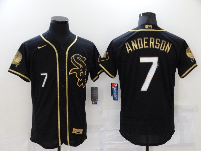 Chicago White Sox Black Gold MLB Jersey