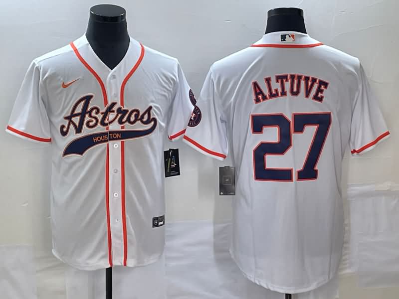 Houston Astros White MLB Jersey 03