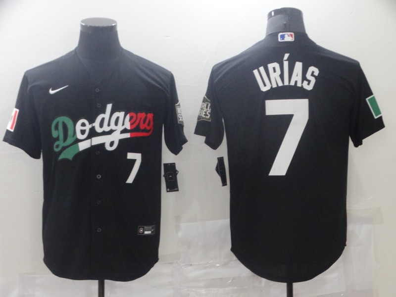Los Angeles Dodgers Black MLB Jersey 02