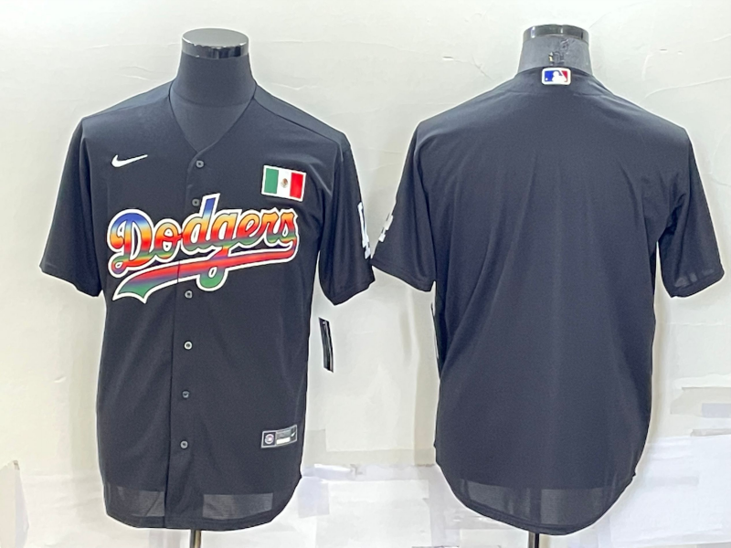 Los Angeles Dodgers Black MLB Jersey 06