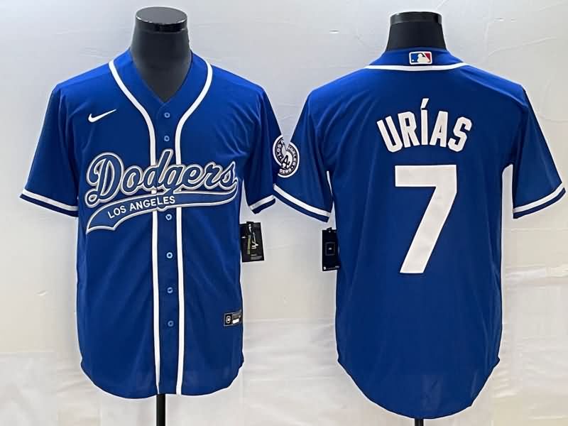 Los Angeles Dodgers Blue MLB Jersey 05