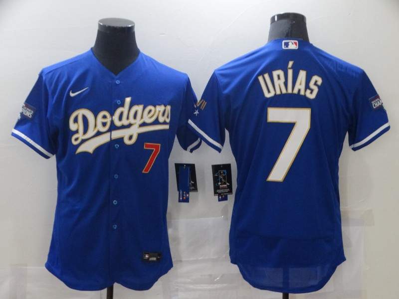 Los Angeles Dodgers Blue Champion Elite MLB Jersey