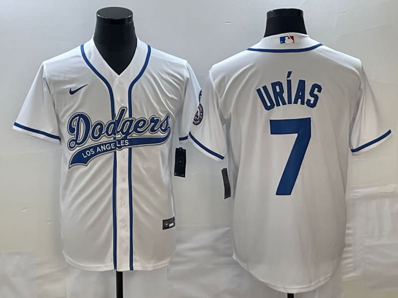 Los Angeles Dodgers White MLB Jersey 05