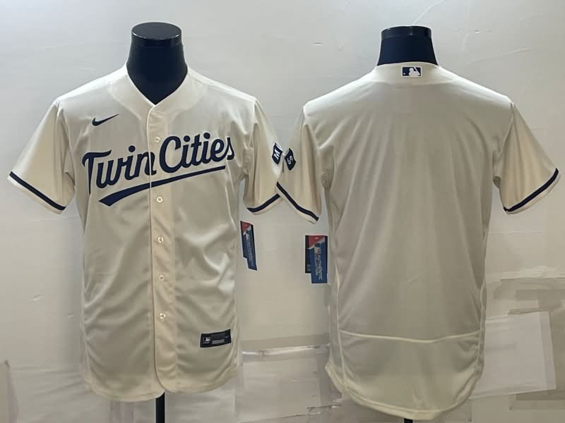 Minnesota Twins Cream Elite MLB Jersey