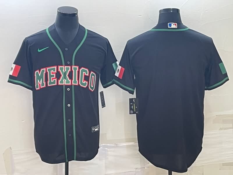 Mexico Black Baseball Jersey