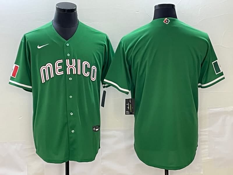 Mexico Green Baseball Jersey