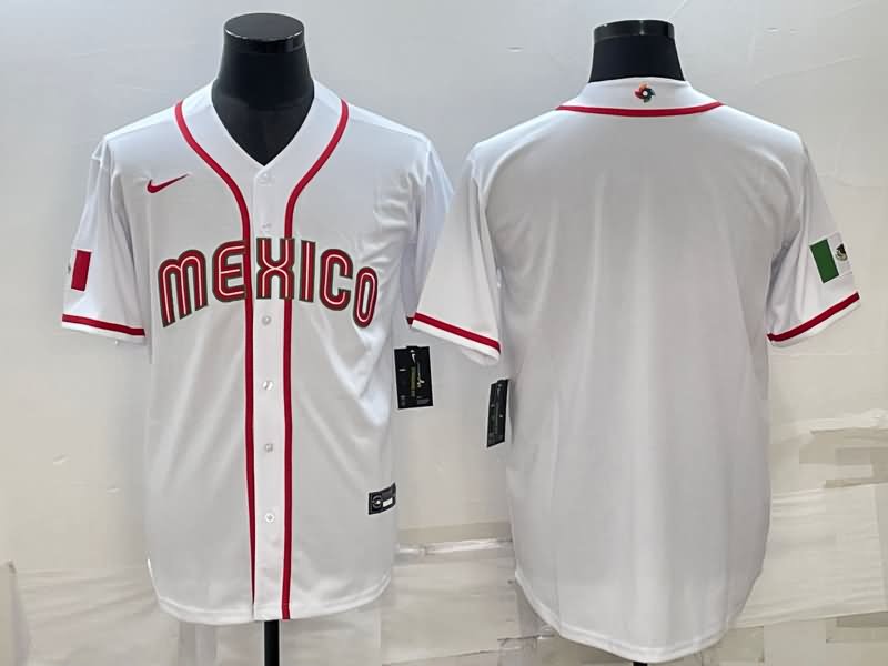 Mexico White Baseball Jersey