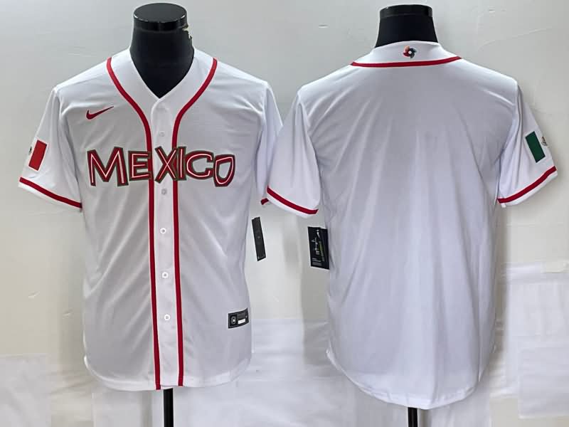 Mexico White Baseball Jersey 08