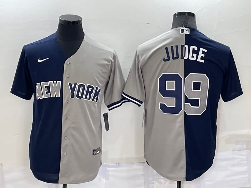 New York Yankees Dark Blue Grey MLB Jersey