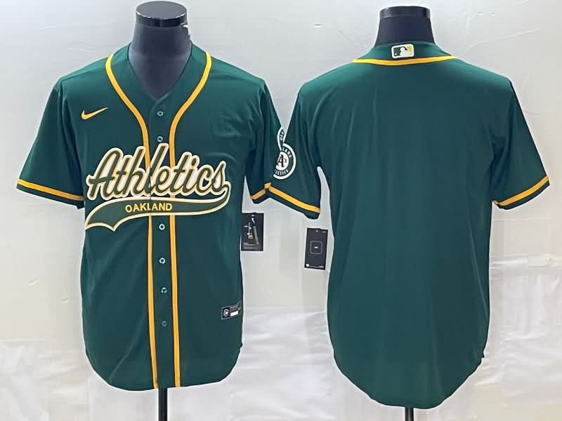 Oakland Athletics Green MLB Jersey 03