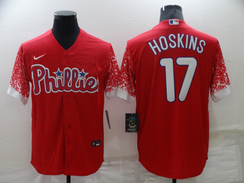 Philadelphia Phillies Red MLB Jersey 02