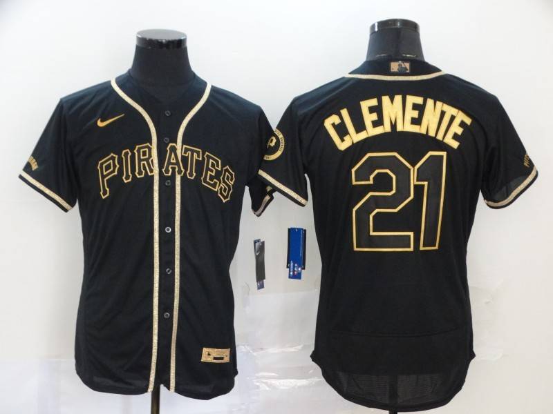 Pittsburgh Pirates Black Gold Elite MLB Jersey