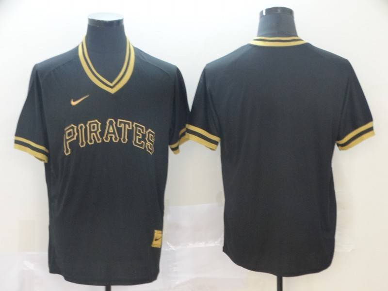 Pittsburgh Pirates Black Gold Retro MLB Jersey
