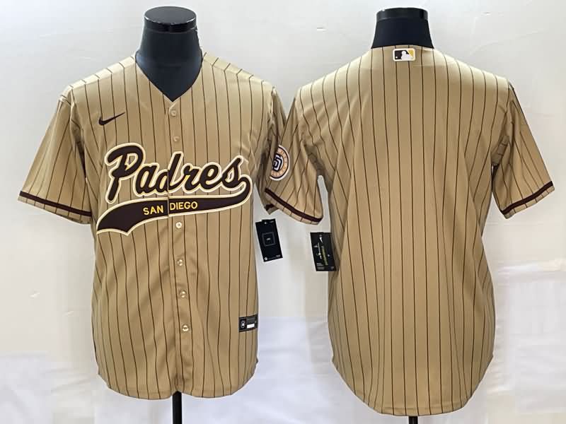 San Diego Padres Tan MLB Jersey 02