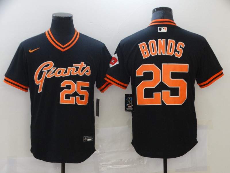 San Francisco Giants Black Retro MLB Jersey