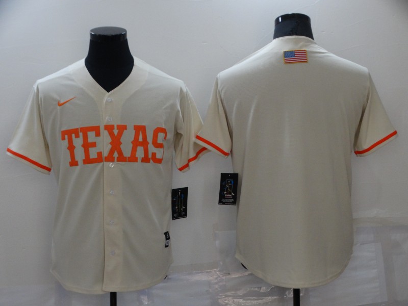 Texas Rangers Cream MLB Jersey