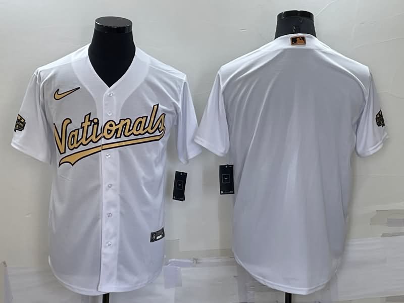 Washington Nationals White ALL STAR MLB Jersey