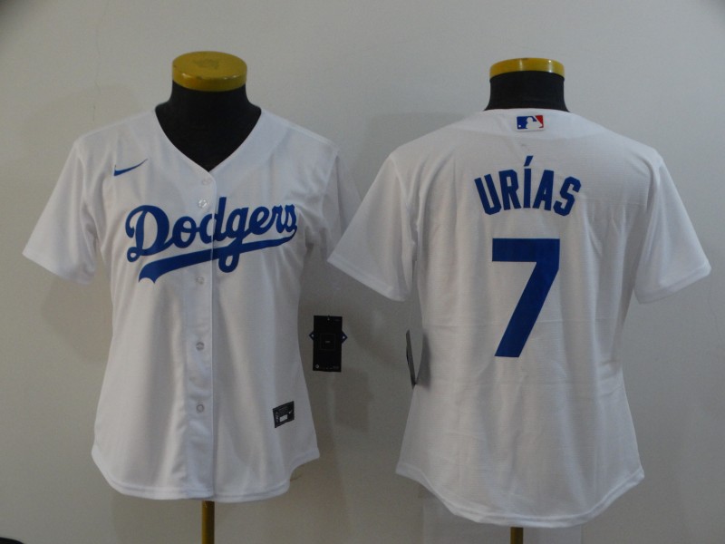 Los Angeles Dodgers URIAS #7 White Women MLB Jersey