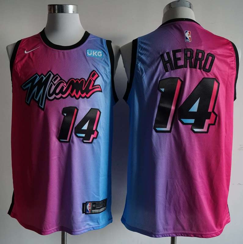 miami pink and blue jersey