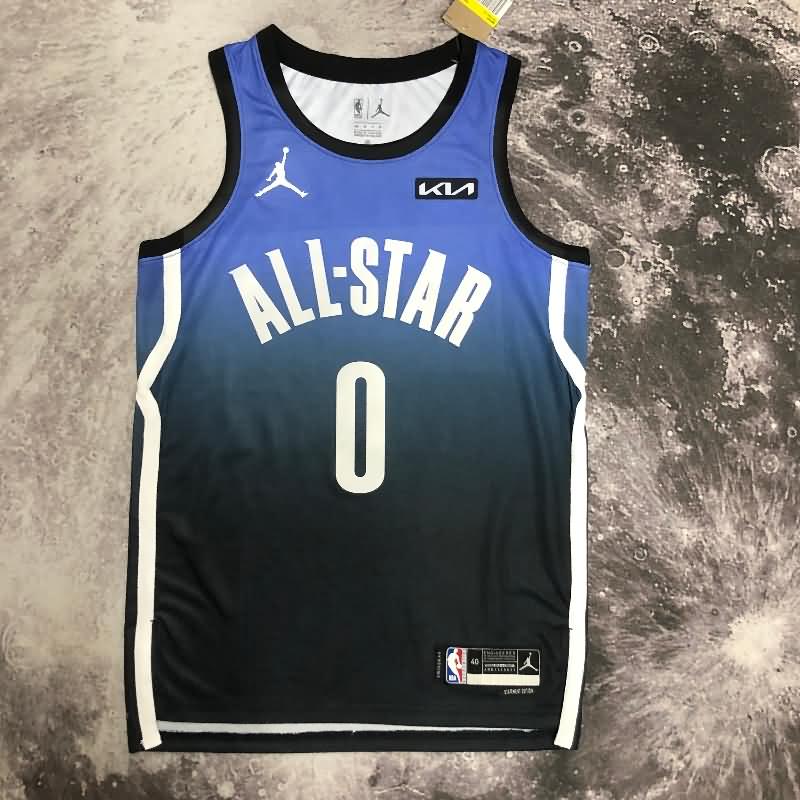 ALL-STAR 2023 Blue Basketball Jersey (Hot Press)
