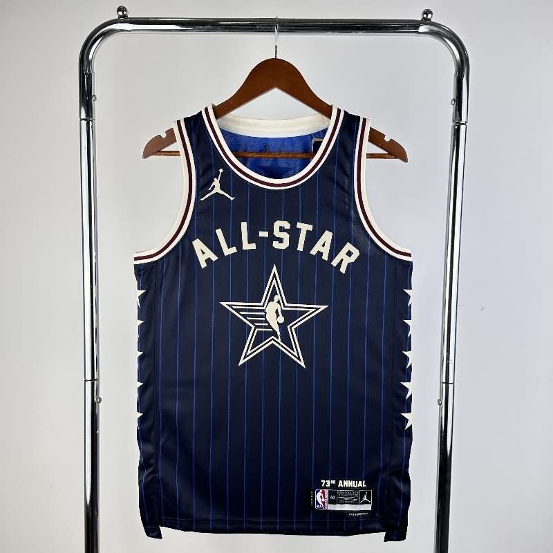 ALL-STAR 2024 Dark Blue Basketball Jersey (Hot Press)