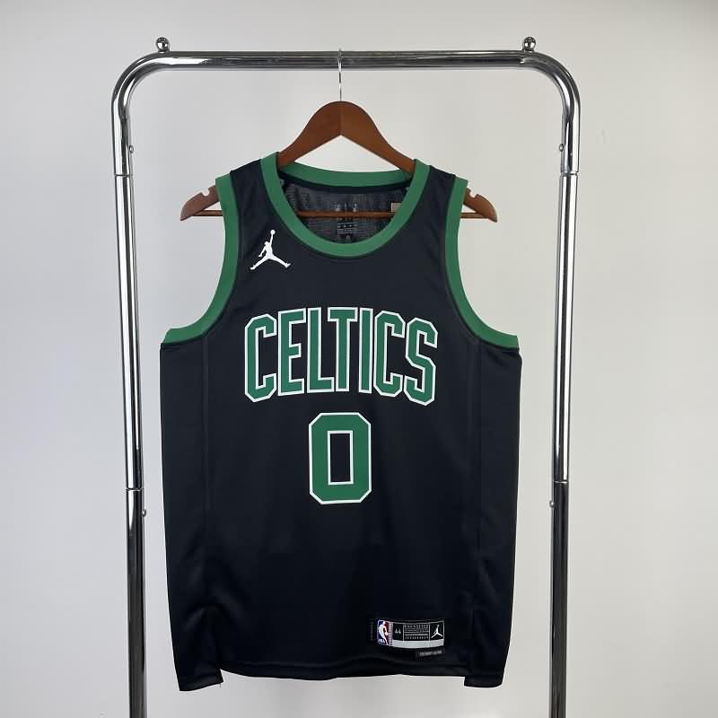 Boston Celtics 22/23 Black AJ Basketball Jersey (Hot Press)