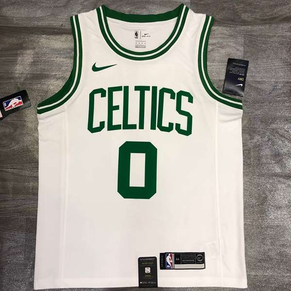 Boston Celtics White Classics Basketball Jersey (Hot Press)