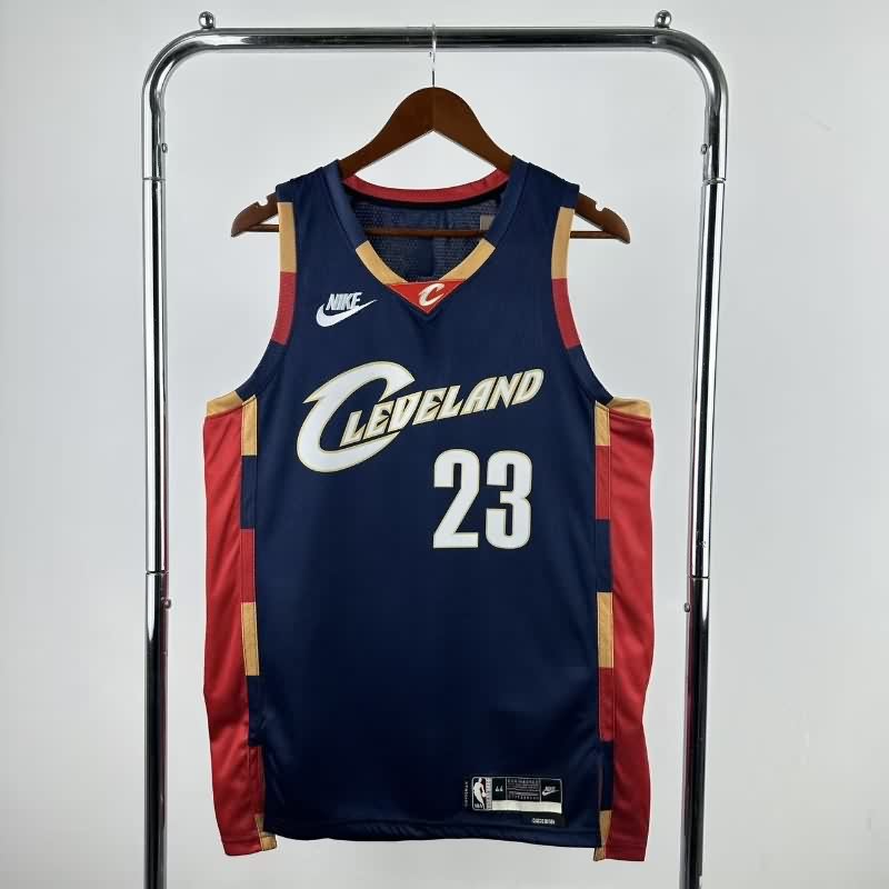 Cleveland Cavaliers 25/26 Dark Blue Classics Basketball Jersey (Hot Press)