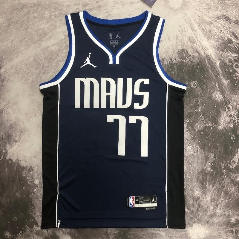 Dallas Mavericks 22/23 Dark Blue AJ Basketball Jersey (Hot Press)