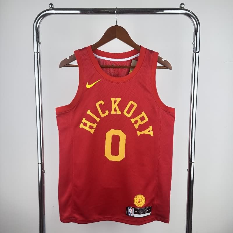 Indiana Pacers 18/19 Red Classics Basketball Jersey (Hot Press)