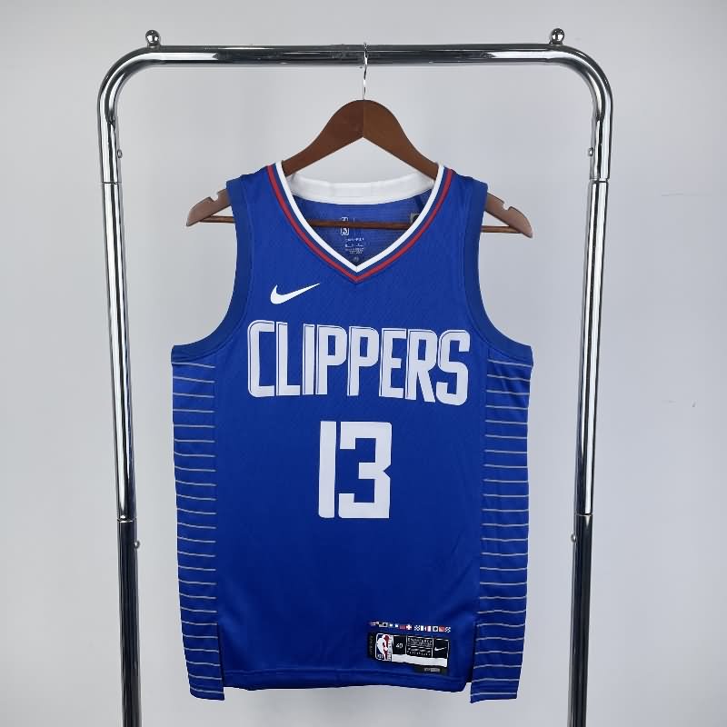 Los Angeles Clippers 22/23 Blue Basketball Jersey (Hot Press)