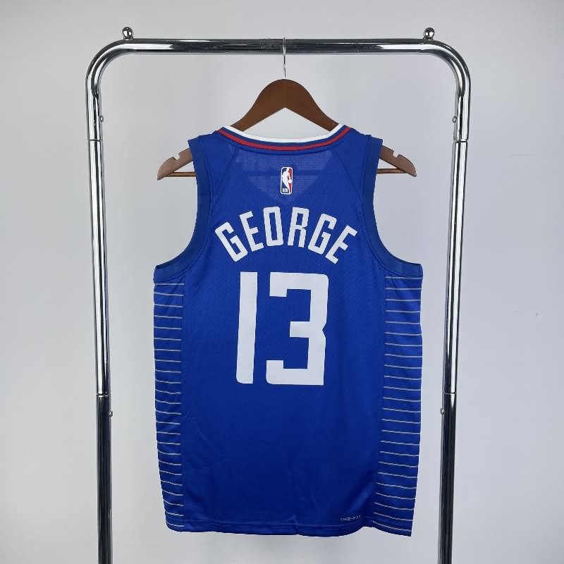 Los Angeles Clippers 22/23 Blue Basketball Jersey (Hot Press)