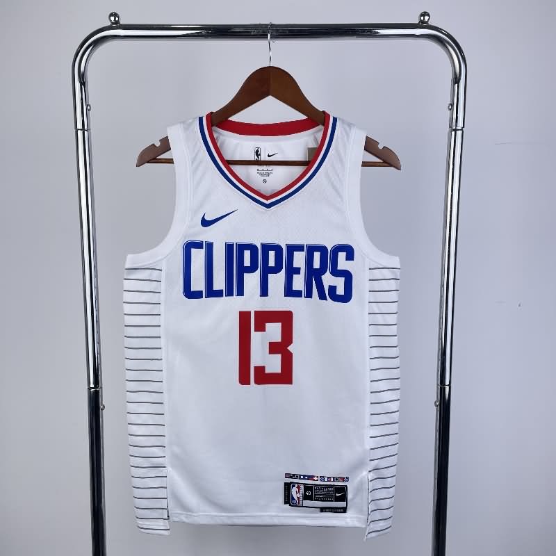 Los Angeles Clippers 22/23 White Basketball Jersey (Hot Press)
