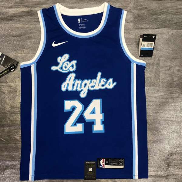 Los Angeles Lakers Blue Basketball Jersey (Hot Press)