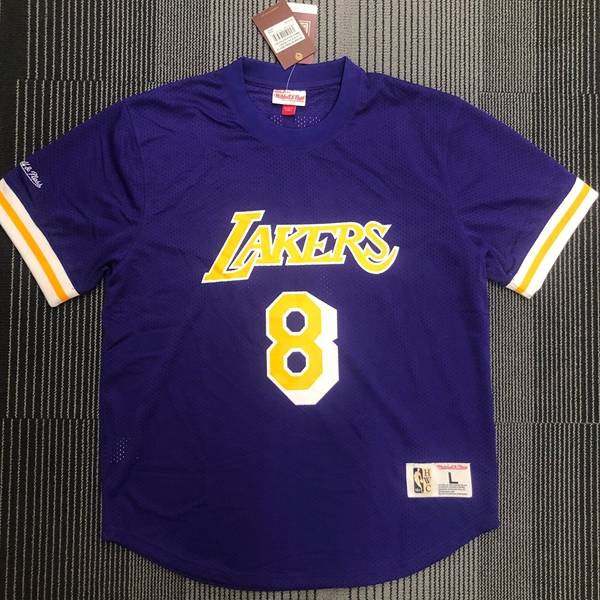 Los Angeles Lakers Purple Classics Basketball Jersey (Hot Press)