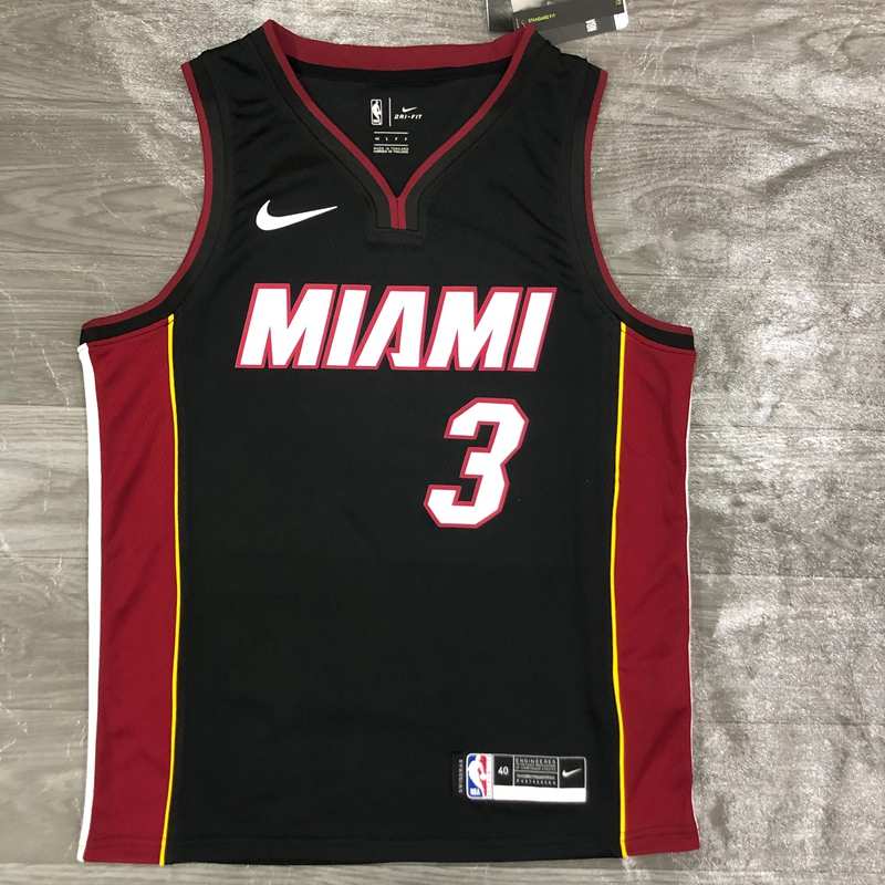Miami Heat 20/21 Black Basketball Jersey (Hot Press)
