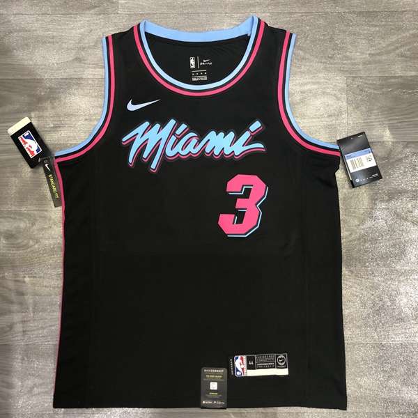 Miami Heat 2020 Black City Basketball Jersey (Hot Press)