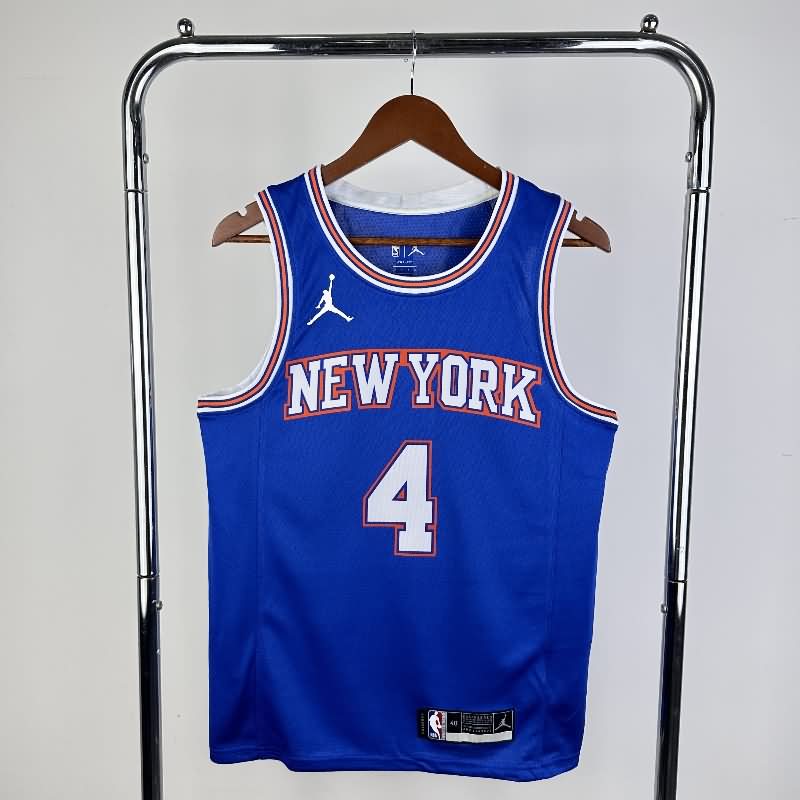 New York Knicks 20/21 Blue AJ Basketball Jersey (Hot Press)