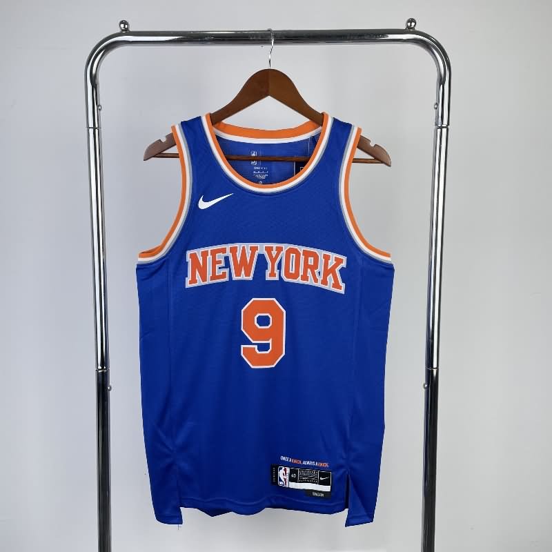 New York Knicks 22/23 Blue Basketball Jersey (Hot Press)