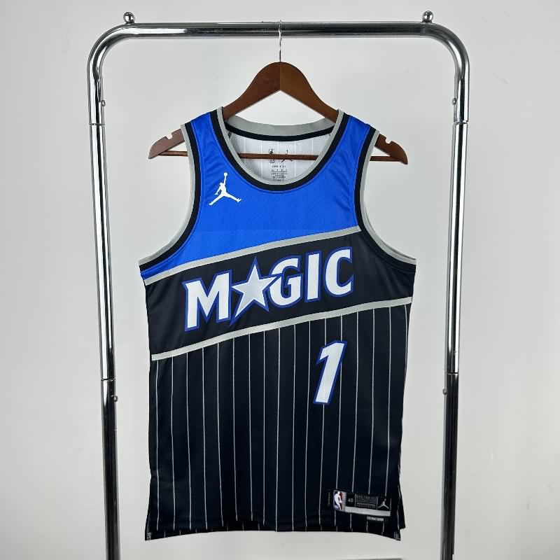 Orlando Magic 25/26 Black AJ Basketball Jersey (Hot Press) Orlando Magic 25/26 Black AJ Basketball Jersey (Hot Press)