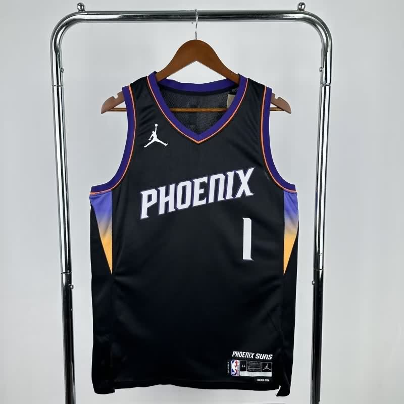 Phoenix Suns 25/26 Black AJ Basketball Jersey (Hot Press) Phoenix Suns 25/26 Black AJ Basketball Jersey (Hot Press)