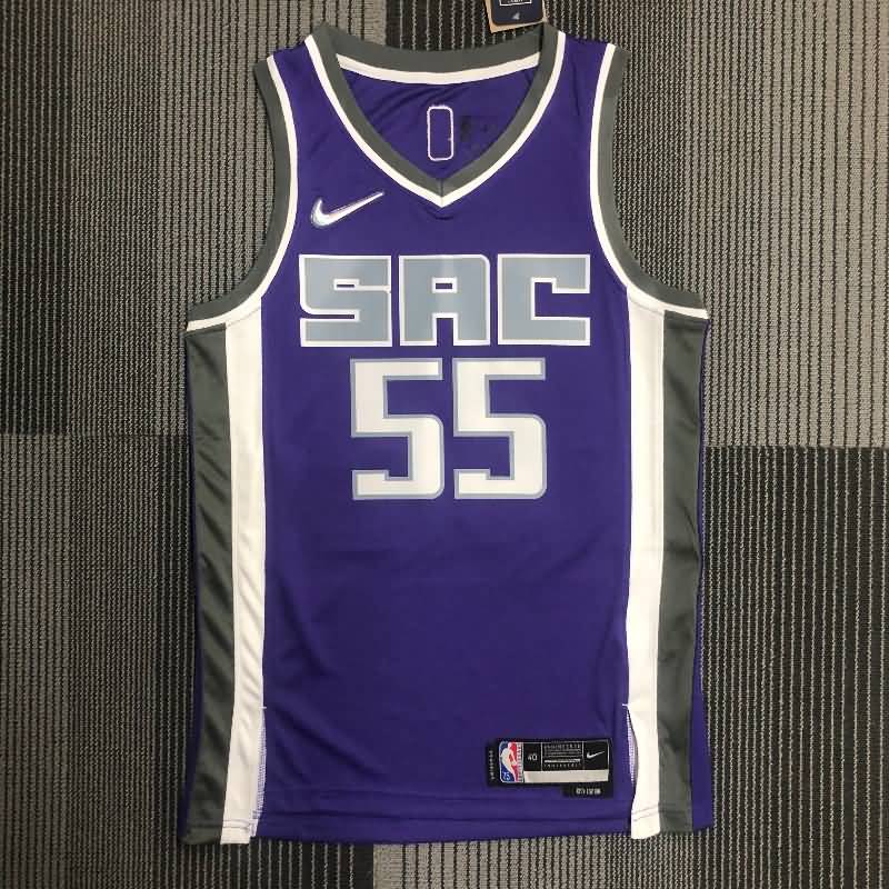 Sacramento Kings 21/22 Purple Basketball Jersey (Hot Press)