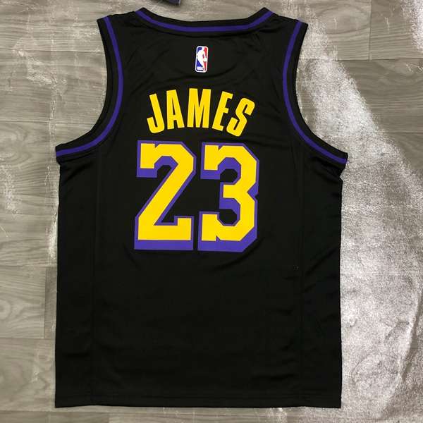 Los Angeles Lakers JAMES #23 Black Basketball Jersey