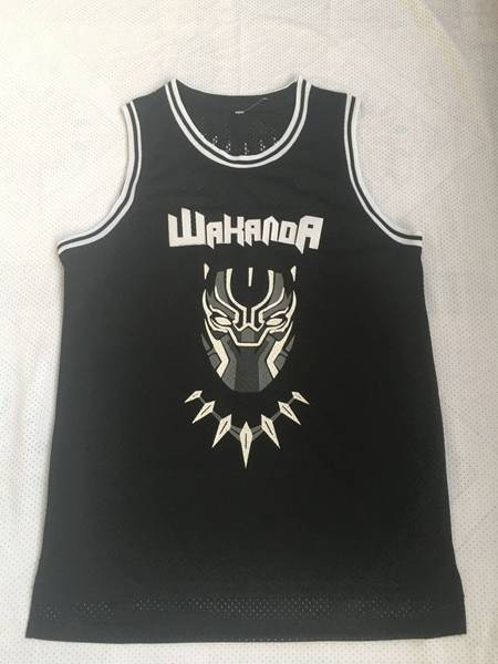 Movie TGHALLA #1 Black Basketball Jersey (Stitched)