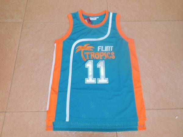 Movie MONIX #11 Green Basketball Jersey (Stitched)