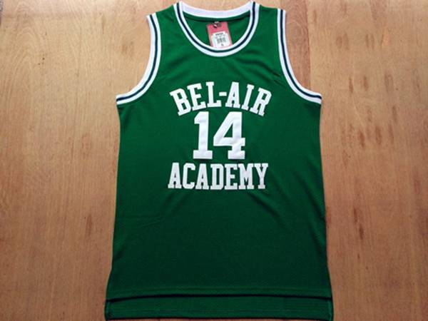 Movie SMITH #14 Green Basketball Jersey (Stitched)