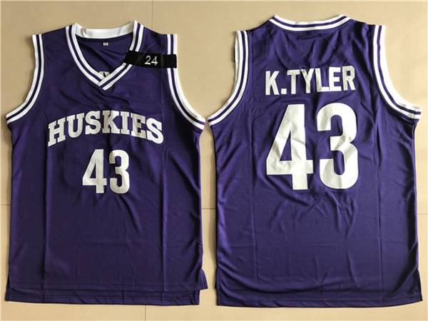 Movie K.TYLER #43 Purple Basketball Jersey (Stitched)