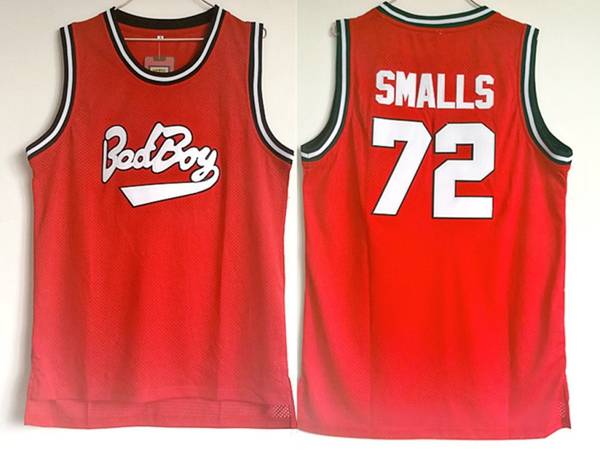 Movie SMALLS #72 Red Basketball Jersey (Stitched)
